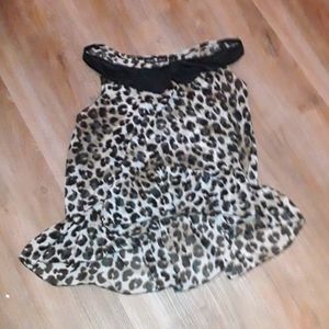 Cheata print shear shirt